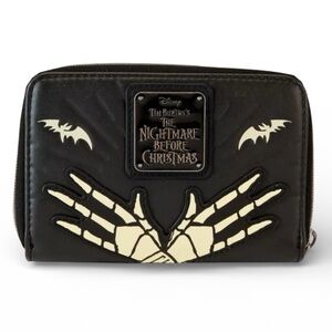 Loungefly Nightmare Before Christmas Jack Skellington & Sally Zip Wallet - NWT